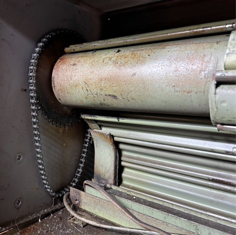 電動開閉機　ローラーチェーン交換