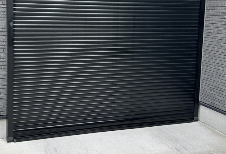 電動シャッター　スラット調整