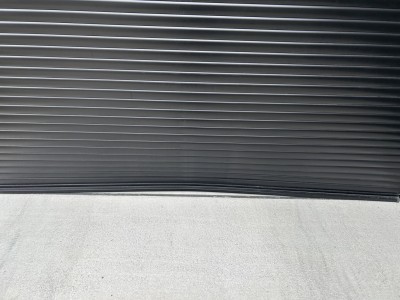 電動シャッター　スラット調整