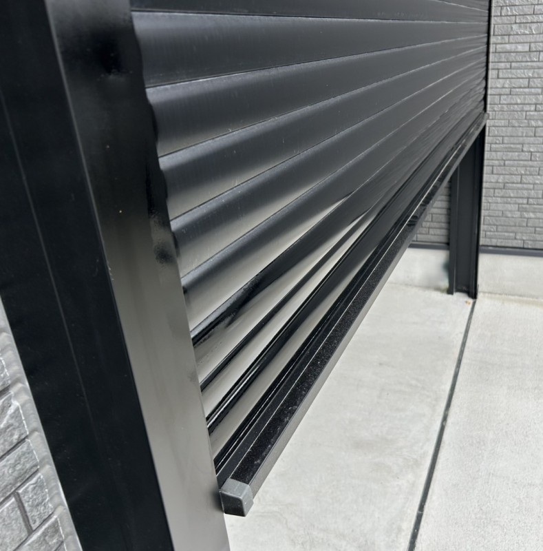 電動シャッター　スラット調整