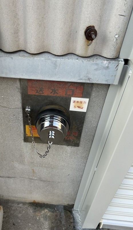 倉庫　非常電源装置付き　電動シャッター　交換工事　